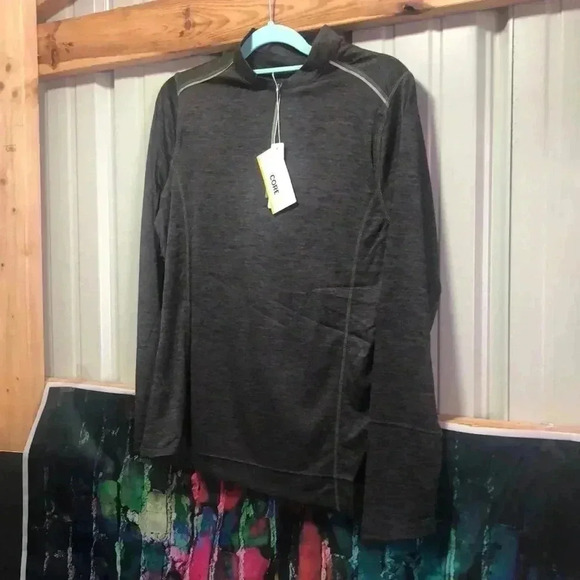 Core 365 carbon gray size Medium women’s activewear top - Picture 1 of 10